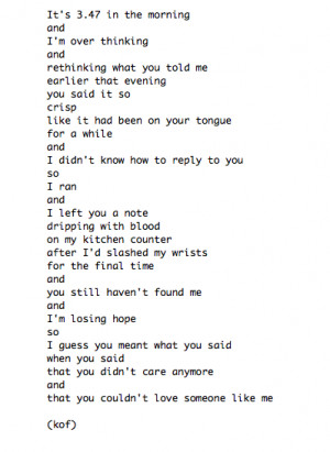 broken, cutting, depression, heartbreak, love, quote, sad, scars ...