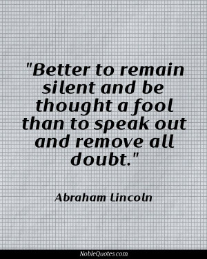 Abraham Lincoln Quotes | http://noblequotes.com/