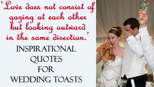 toast to the wedding couple use one of these quotes or just read ...