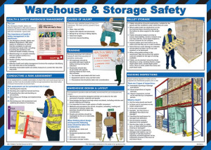 Warehouse & Storage Safety Poster - SAT0003
