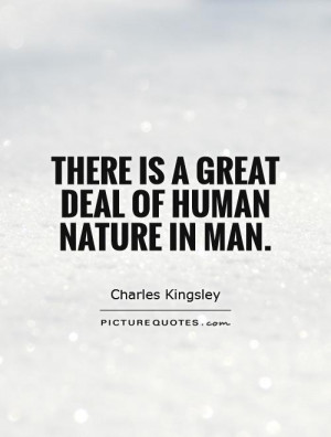 Human Nature Quotes Charles Kingsley