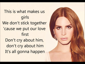 Most popular tags for this image include: rey, del, girl, him and lana