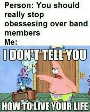 People: you need to stop obsessing over band members