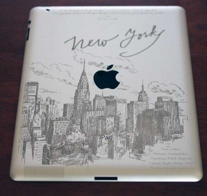 laser engraved iPad showcases the design quality they can engrave on ...