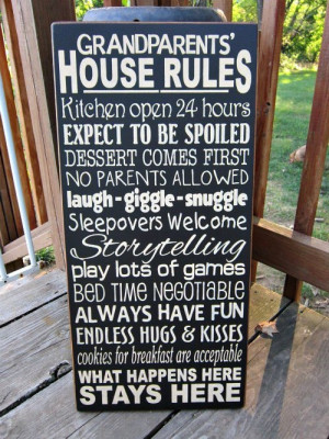 Grandparents house rules