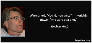 More Stephen King Quotes