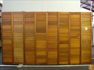 Cedar & Hardwood Louvre Timber Doors
