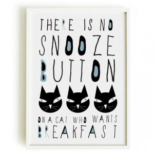 cat quote poster cat poster art print by nicemiceforyou