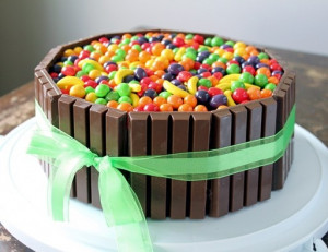 How else would Willy Wonka celebrate than with candy ON his cake?! A ...
