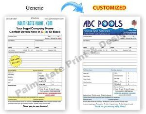 ... -POOL-SPA-SERVICES-INVOICE-RECEIPT-ESTIMATE-QUOTE-DUPLICATE-NCR-PAD