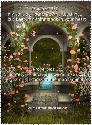 christian inspirational quotes Proverbs 3 1