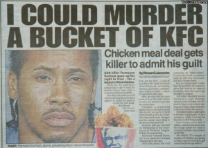 Man Confesses Murder for Bucket of Chicken