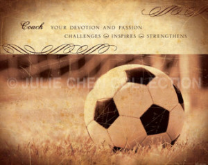 Soccer Coach Gift - Soccer Art - Co ach Thank You - Coach Keepsake ...