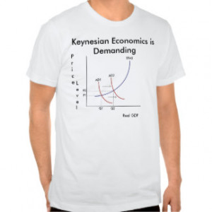 Keynesian Economics is Demanding with AS/AD T-shirt