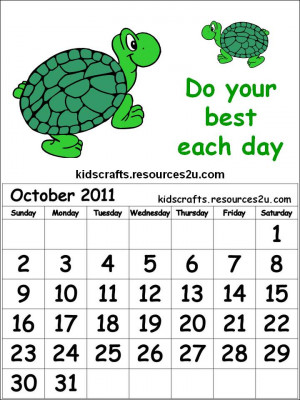 Printable Calendars Planners with quotes: for 2011 Calendars