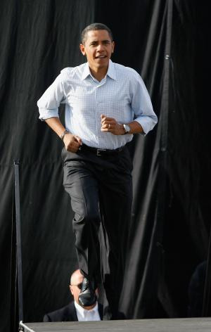 Presidents love beer and running