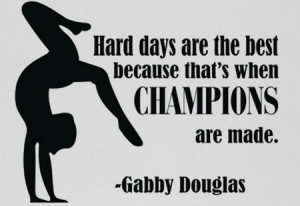 gabby douglas gymnastics quote