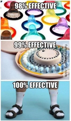 100 percent effective contraception