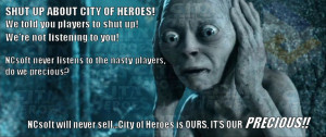 NCsoft Gollum is not listening photo NCsoftGollumisnotlistening ...