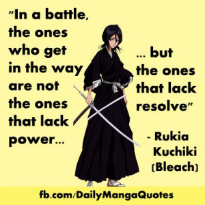 Bleach #Rukia #animequote