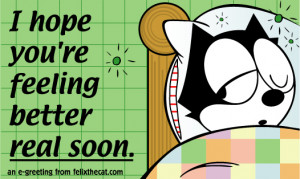Kaart: hope you're feeling better - Boomerang
