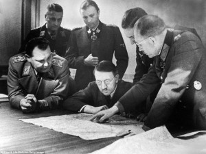 Development phase: Here, German Fuhrer and Reichskanzler Adolf Hitler ...