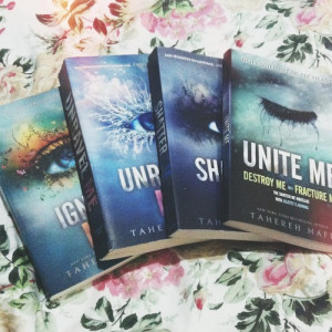 The Novel: Shatter Me series by Tahereh Mafi