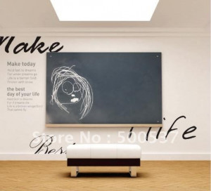 Free-Shipping-60-80cm-wall-quote-decal-Modern-Wall-Sticker-make-best ...