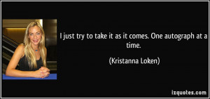 More Kristanna Loken Quotes