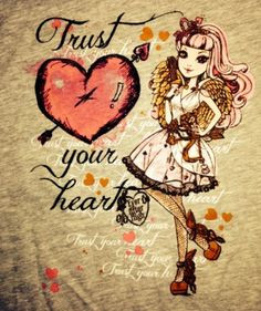 Ever After High Cupid Girls Shirt Size Small 6/6X NEW Great For ...