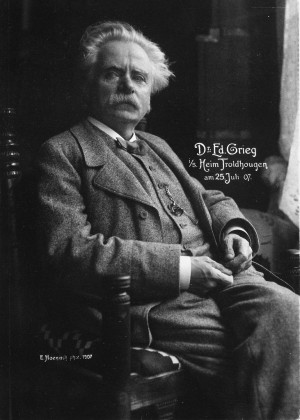 Edvard Grieg portretter
