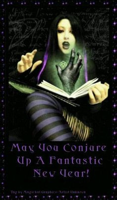 Wiccan wicca witch pagan new year