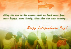 Indian Independence Day Quotes in English Wallpaper