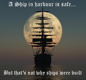 inspirational quotes, sailing your ship