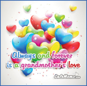Always And Forever Is A Grandmothers Love Facebook Graphic