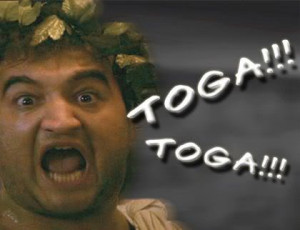 John Belushi Animal House Toga