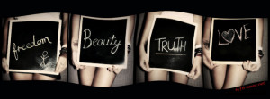 Freedom Beauty Truth Love - by www.FB-cover.net