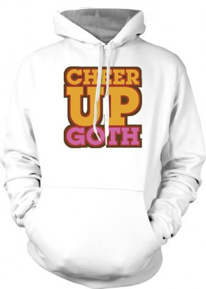 Cheer Up Goth - Funny Quote Kids Hoodie Â£29.99