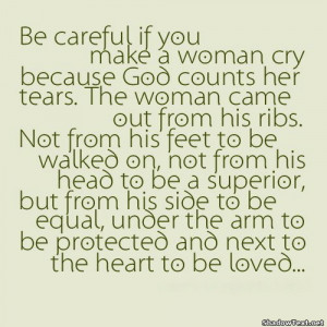 If You Make a Woman Cry