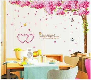 ... -Removable-Mural-Quote-Decal-Sticker-Large-Cherry-Blossom-Tree-NEW