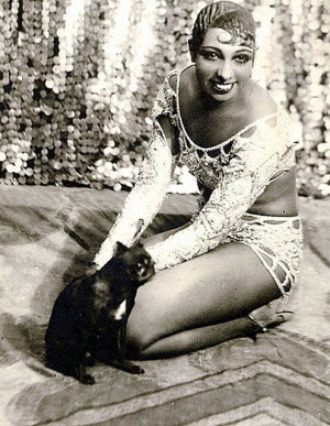 Josephine Baker ~ She was a huge animal lover, a civil rights activist ...