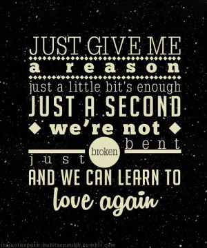 We're not broken just bent