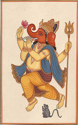 Lord-Ganesh-Painting-Handmade-Watercolor-Indian-God-Ganesha-Hindu ...