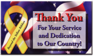 THANK YOU TO ALL OUR SERVICE MEN, WOMEN AND FAMILIES.