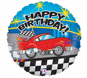 Details about BIRTHDAY RACING CAR 18
