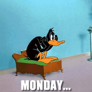 Daffy Duck Is Not Ready For Mondays & Work In Looney Tunes Cartoons
