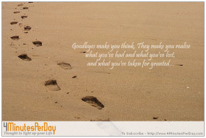 Quotes That Make You Think And Smile Goodbyes make you think