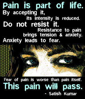 Pain A Feared Apprehension: