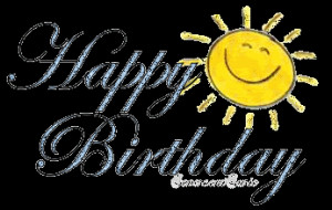 Thread: Happy Birthday Sunshine