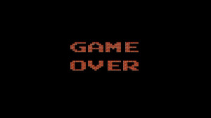 video games text typography game over famicom Art / Design Typography ...